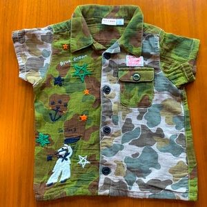 Bitz Kids Camo Embroidered Shirt